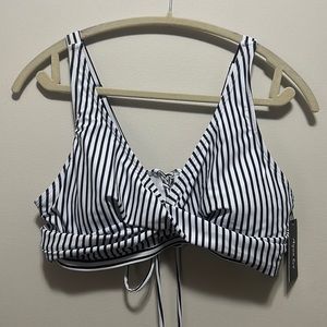 Striped Bikini Top